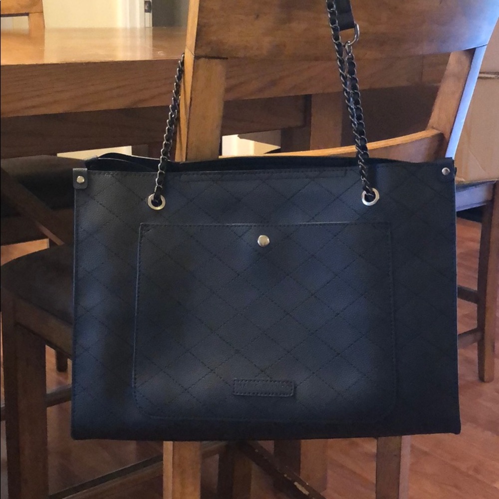 Melie Bianco Nova Black Shoulder Bag